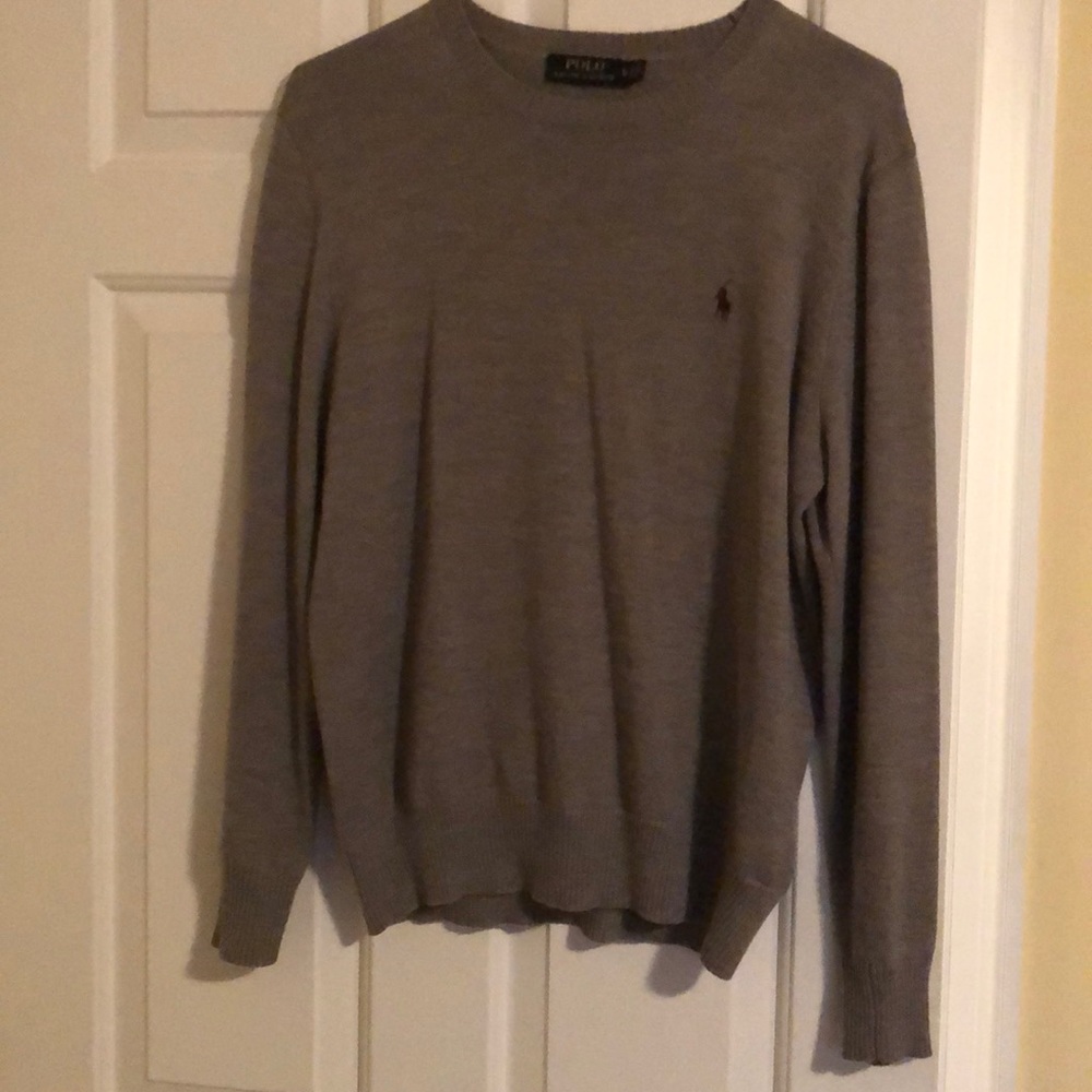 COPY - Ralph Lauren gray crew neck sweater size S- unisex